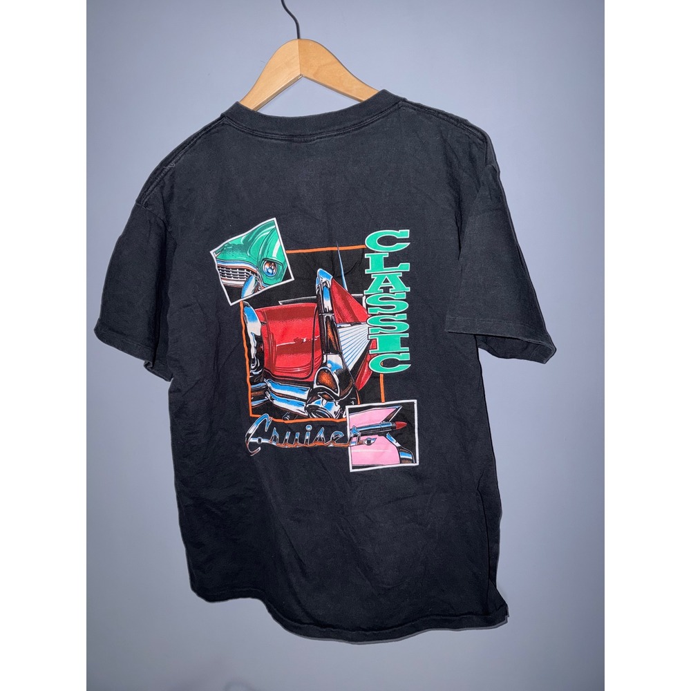 Vintage Classic Cruisers Louisiana Graphic T-Shirt‎ Faded Black Single Stitch XL